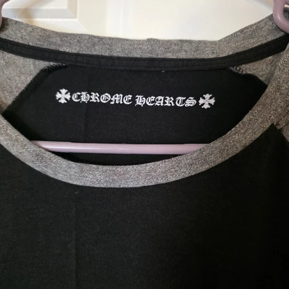 Chrome Hearts Black and Gray Long Sleeve Shirt - Picture 4 of 9